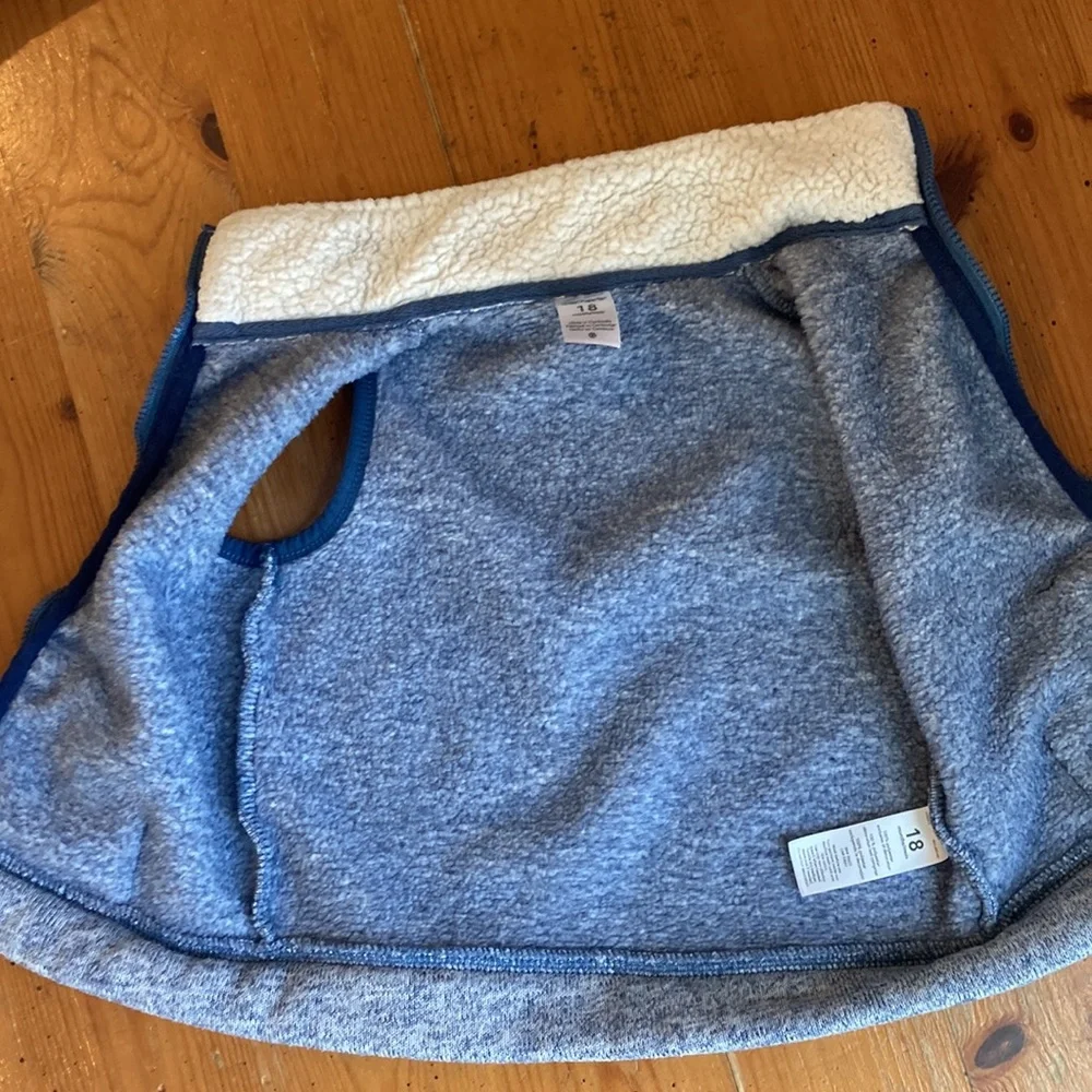 Bundle of 2 - Carters winter fleece zip up coat and vest size 18
